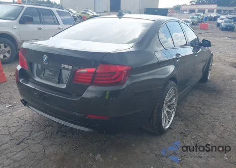 2011 BMW 528I из США, поврежденный, VIN WBAFR1C52BC260394